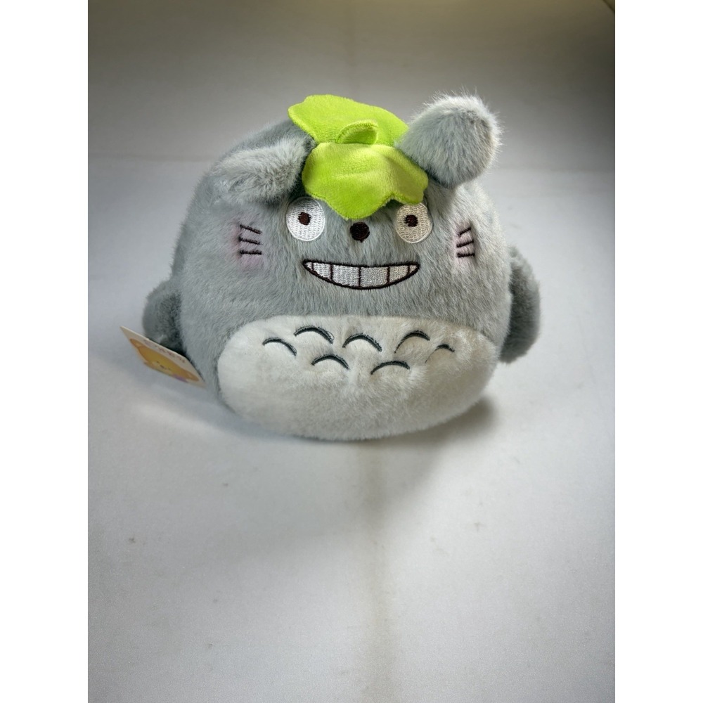 Studio Ghibli My Neighbor Totoro 8" Plush Cushion Gray Japan NWT